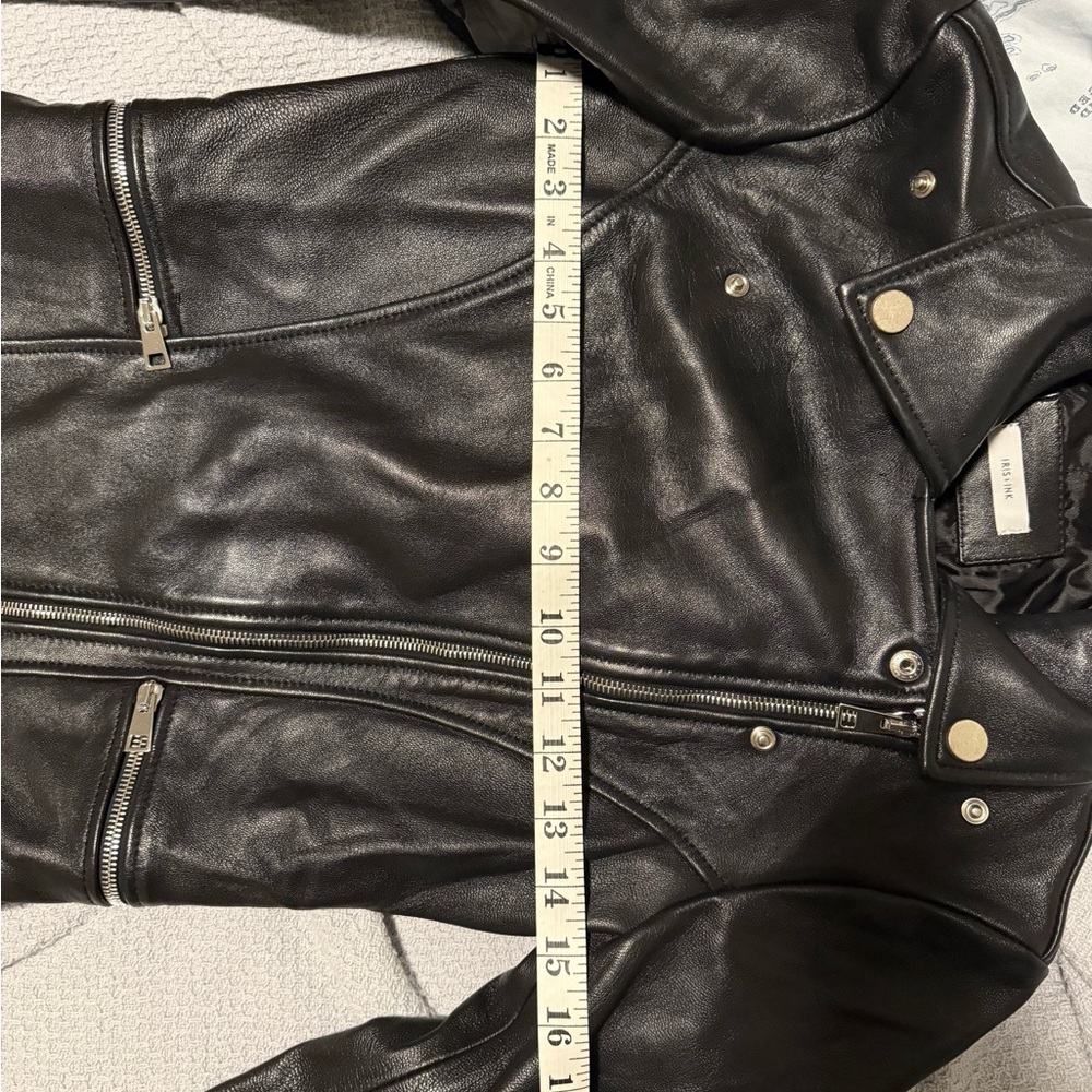 Lambskin Leather Jacket- Iris and Ink - Picture 14 of 16